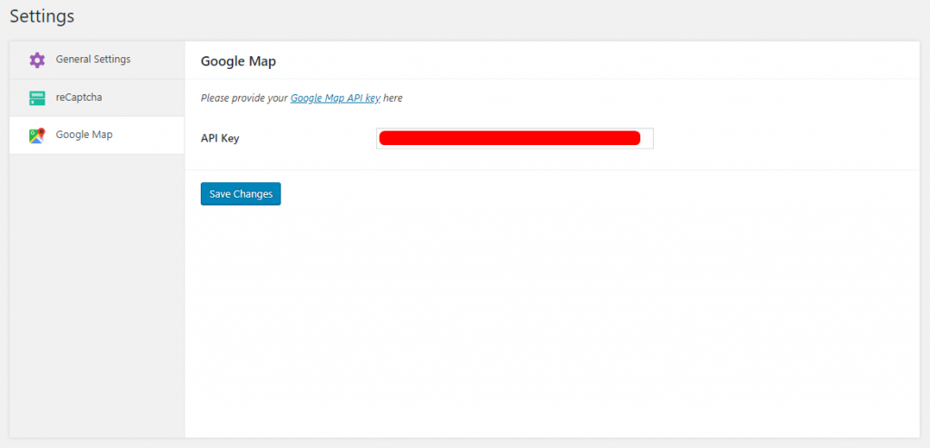 Enable Google Maps on WordPress forms on weForms