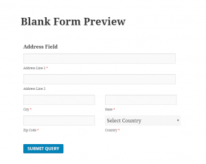 Address Field | weForms Pro