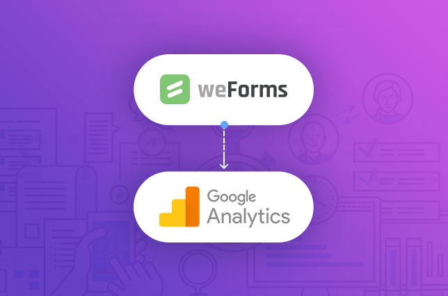 weForms provides a Google Analytics and WordPress integration for your contact forms