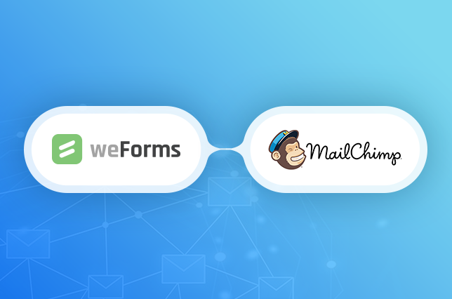 weForms provides a MailChimp and WordPress integration for your contact forms