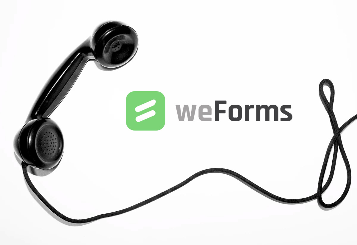 Adding a contact form to your WordPress website with weForms