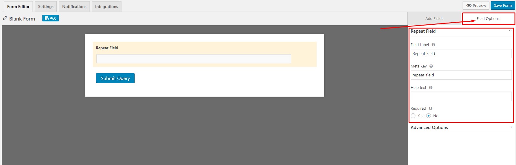 Repeat Field | weForms Pro